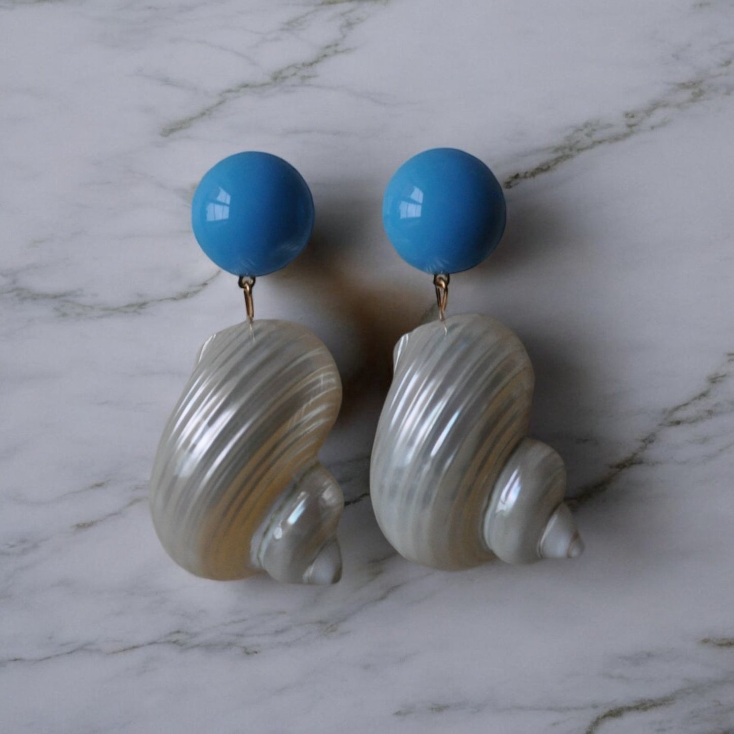 PEACOCK SKY EARRINGS