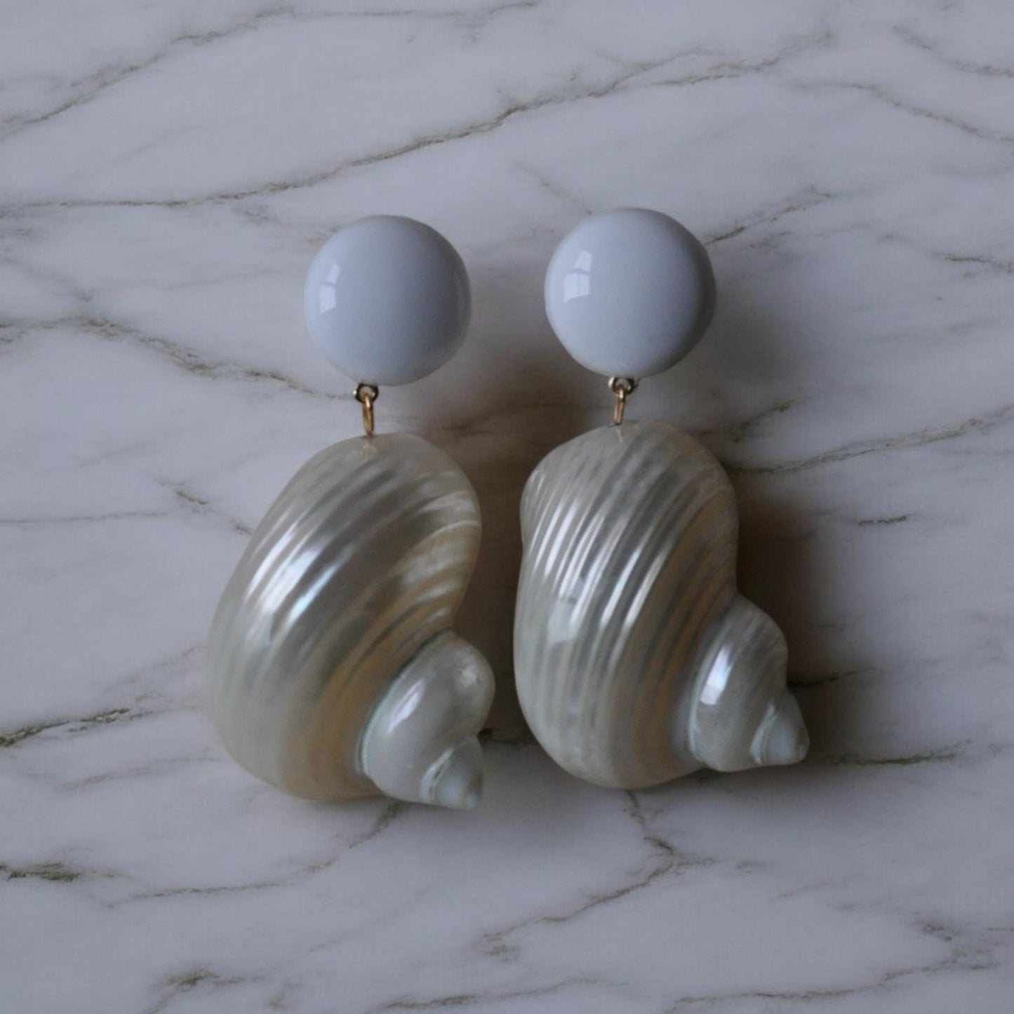 FROSTY COCONUT EARRINGS