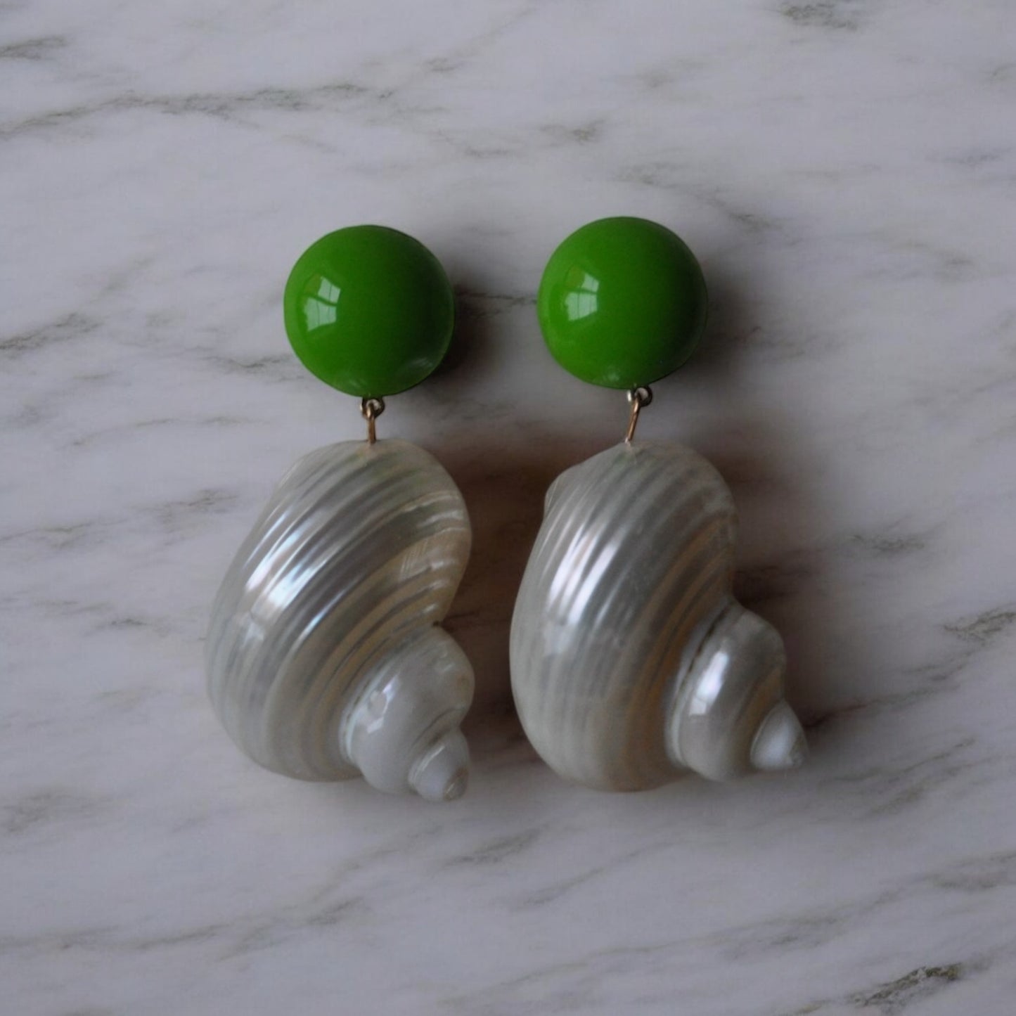 GREEN APPLE EARRINGS