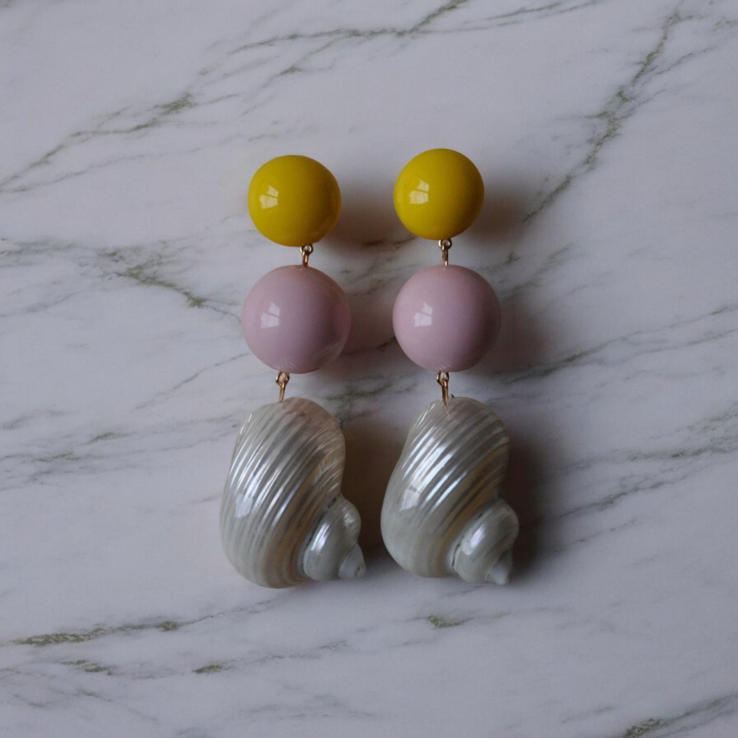 FRAMBOISE MERINGUE EARRINGS