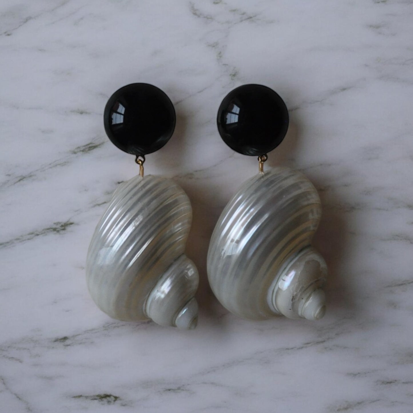 BLACK CAVIAR EARRINGS