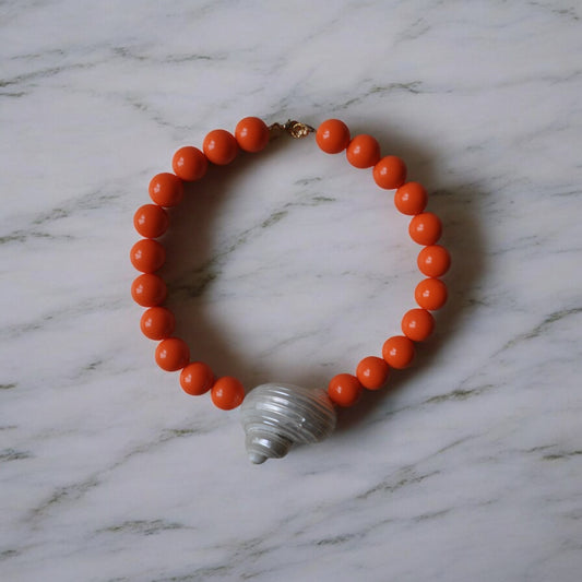 ORANGE PEEL NECKLACE